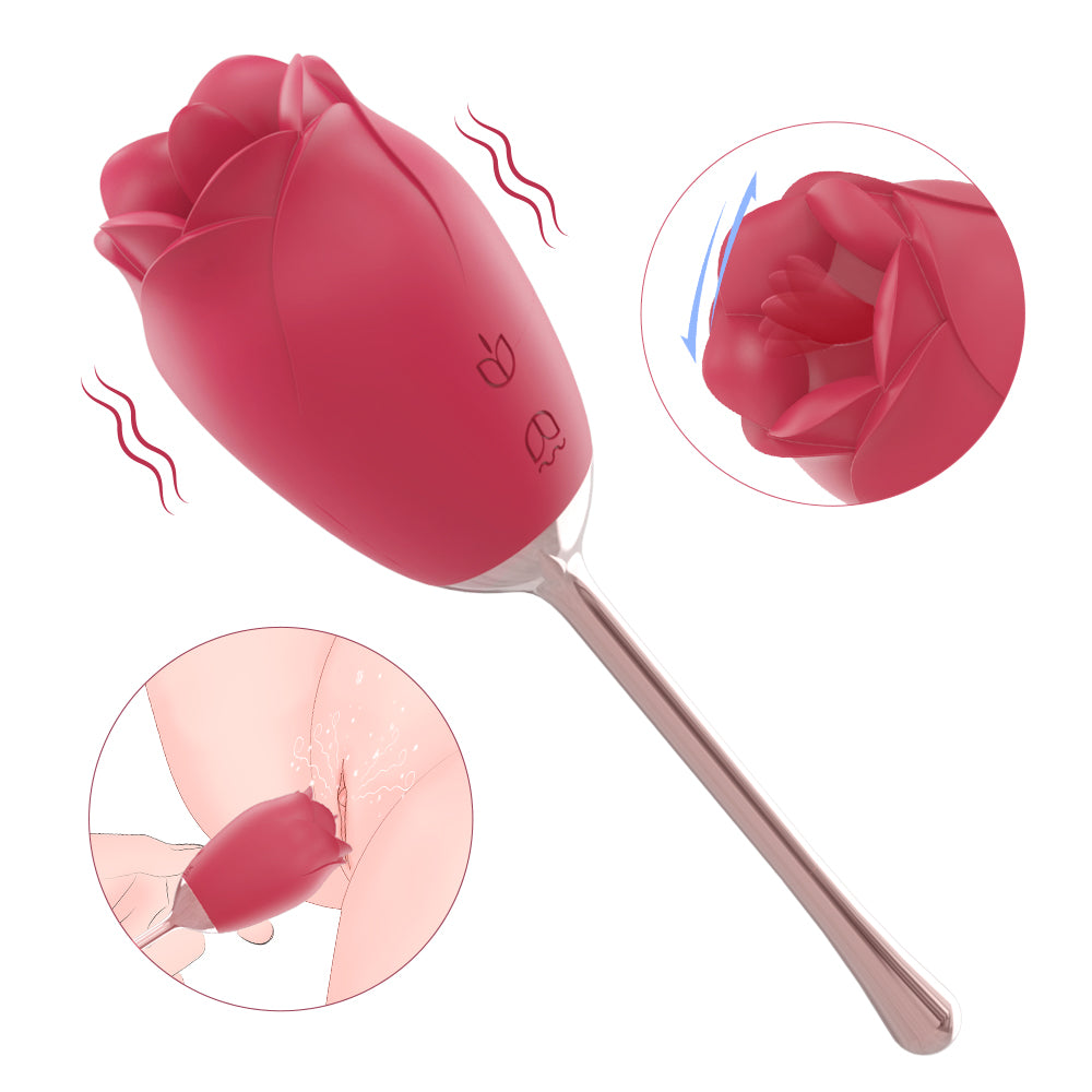 Holiday Gif - tRose Tongue Licking Vibrator Sex Toy for Women