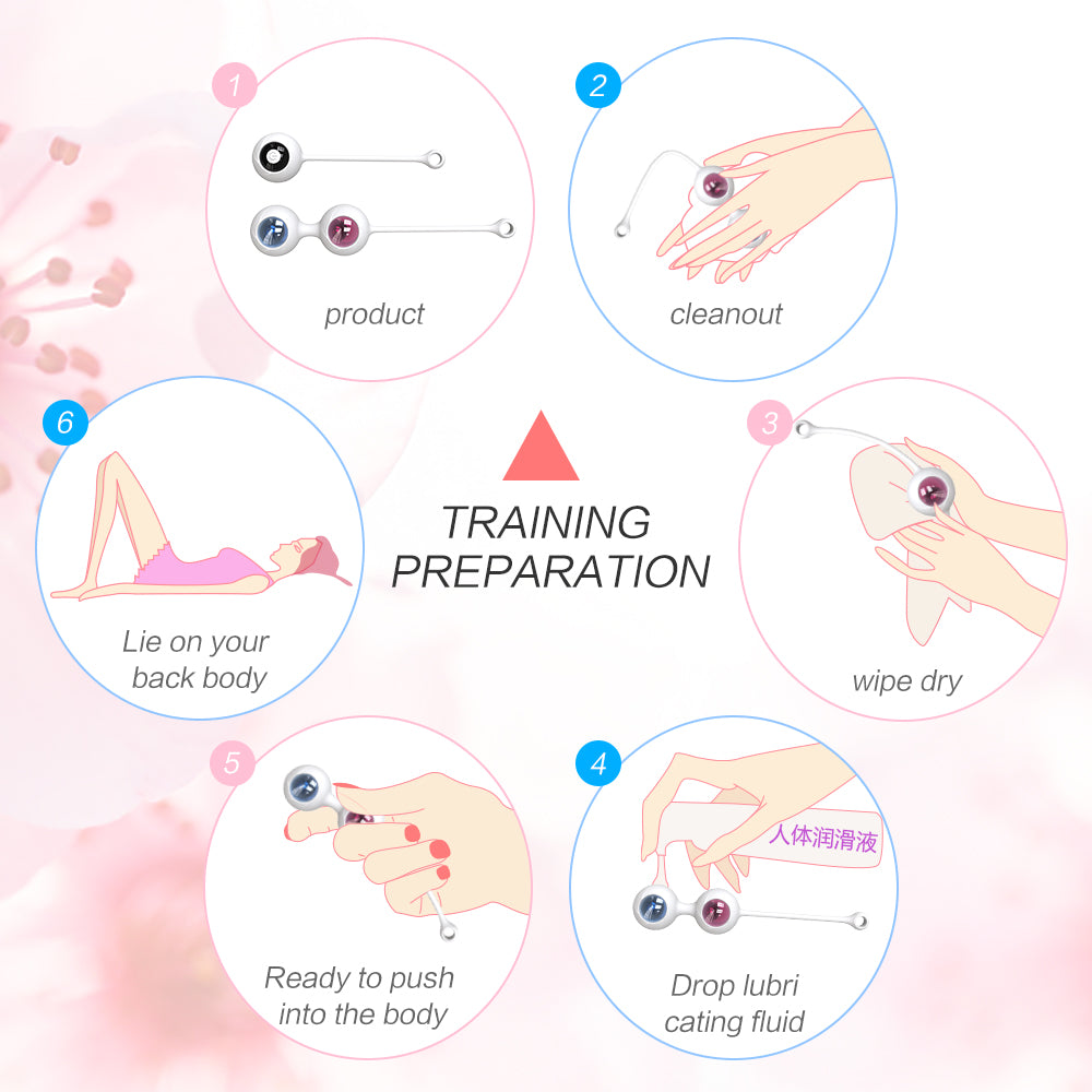 Vaginal Dumbbell 5-Ball Pelvic Floor Muscle Exercise Remote Control Vibrating Kegel Balls Intimate Wellness Trainer