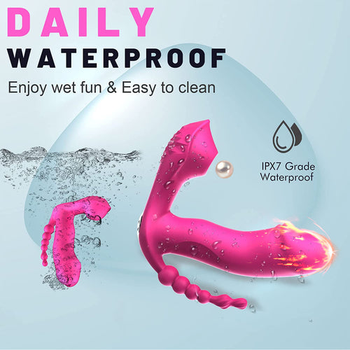 Bestselling Wearable Butterfly Vibrating Egg Invisible Dual-Head Internal External Vibrator Remote Control Suction
