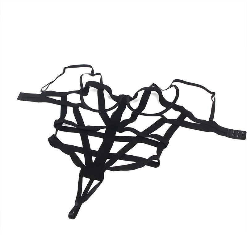 Sexy lingerie, bondage, one-piece, sexy game, tight, versatile, can be worn outdoors, revealing breasts, sexy one-piece