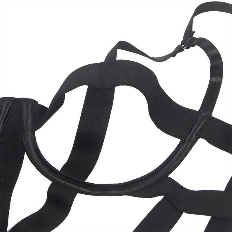 Sexy lingerie, bondage, one-piece, sexy game, tight, versatile, can be worn outdoors, revealing breasts, sexy one-piece