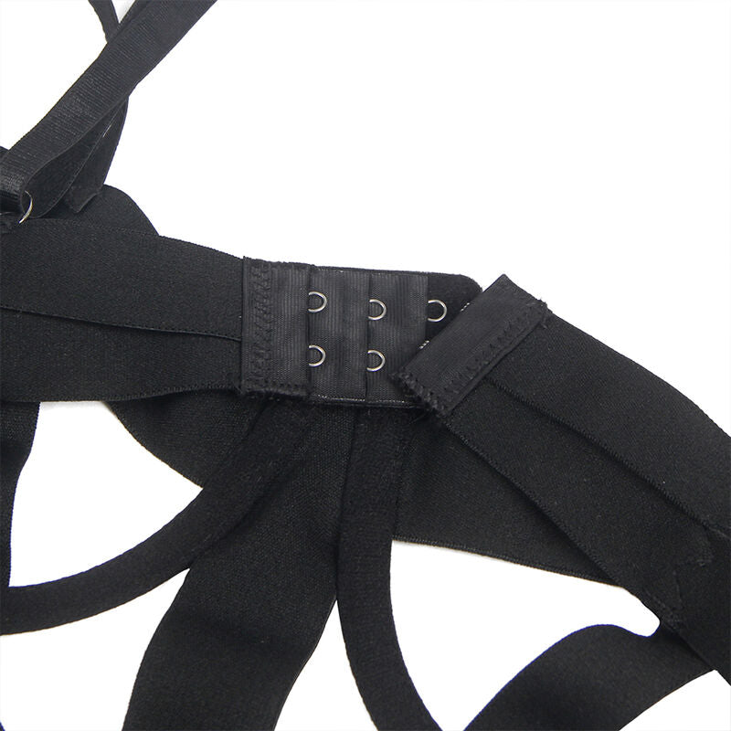 Sexy lingerie, bondage, one-piece, sexy game, tight, versatile, can be worn outdoors, revealing breasts, sexy one-piece